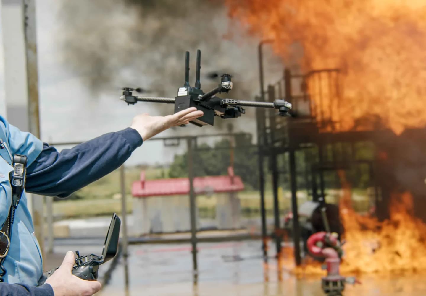 Drone operation background